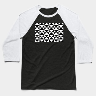 black and white Baseball T-Shirt